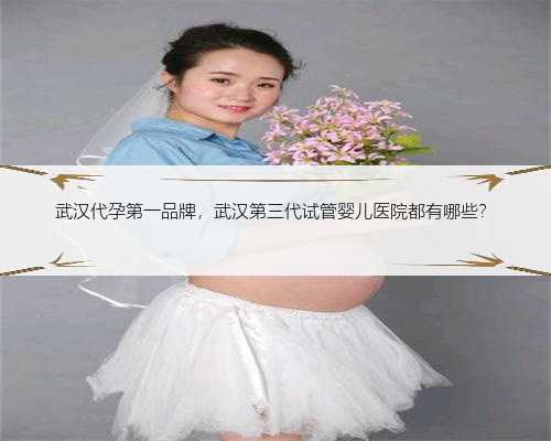 武汉代孕第一品牌，武汉第三代试管婴儿医院都有哪些？